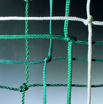 Net For Goals 732x244cm, at roof 100cm - at base 225cm (polyethylene approx. 3mm, white)