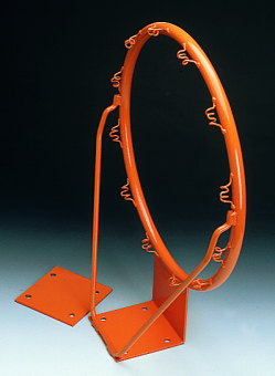 Basketball Ring DIN EN 1270 with net suspension hooks 