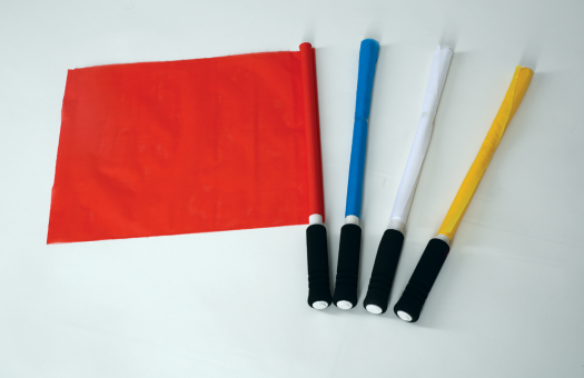 Officials Flag red