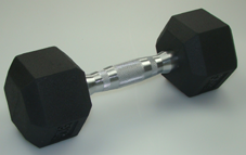 GETRA Hexagon Dumbbells Rubber 