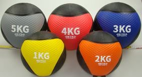 GETRA Medizinball aus Gummi 3,00kg DM 22,5cm