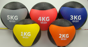 GETRA Rubber Medicine Ball 2,0kg Dia 19,5cm